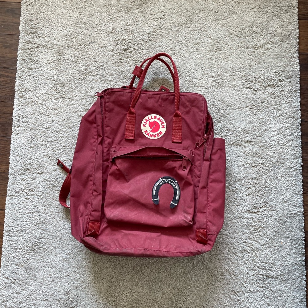 Fjallraven Kanken full size backpack with 17" laptop sleeve